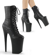 Load image into Gallery viewer, Tacones Pleaser INFINITY-1020 Negro Piel Sintética