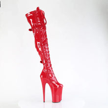 Cargar imagen en el visor de la galería, Tacones Pleaser INFINITY-3028 Rojo Str Charol