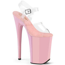 Load image into Gallery viewer, Tacones Pleaser INFINITY-908 Transparente B. Rosa