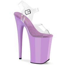 Cargar imagen en el visor de la galería, Tacones Pleaser INFINITY-908 Transparente Lavanda