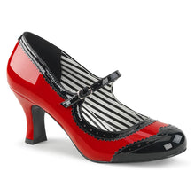Carregar imagem no visualizador da galeria, Tacones Pleaser Pink Label JENNA-06 Rojo Negro Charol