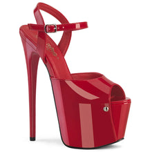 Cargar imagen en el visor de la galería, Tacones Pleaser JUBILANT-09 Rojo Charol