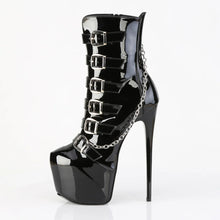 Cargar imagen en el visor de la galería, Tacones Pleaser JUBILANT-1015 Negro Charol