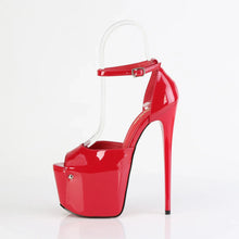 Carregar imagem no visualizador da galeria, Tacones Pleaser JUBILANT-15 Rojo Charol