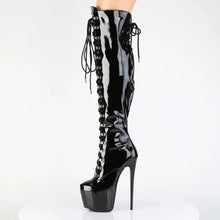 Cargar imagen en el visor de la galería, Tacones Pleaser JUBILANT-3012 Negro Str. Charol