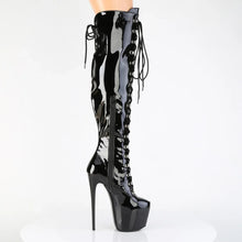 Cargar imagen en el visor de la galería, Tacones Pleaser JUBILANT-3012 Negro Str. Charol