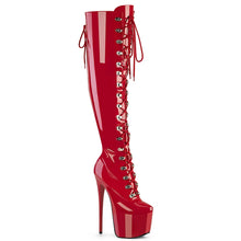 Load image into Gallery viewer, Tacones Pleaser JUBILANT-3012 Rojo Str. Charol