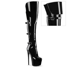 Carregar imagem no visualizador da galeria, Tacones Pleaser JUBILANT-3018 Negro Str. Charol