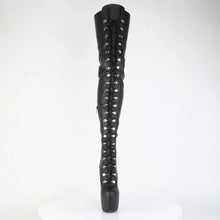 Cargar imagen en el visor de la galería, Tacones Pleaser JUBILANT-4012 Negro Str. Piel