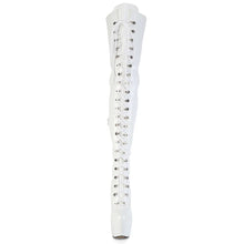 Cargar imagen en el visor de la galería, Tacones Pleaser JUBILANT-4012 Blanco Str. Charol