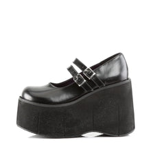 Carregar imagem no visualizador da galeria, Zapatos con plataforma Demonia KERA-08 Negro Piel vegana