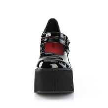 Carregar imagem no visualizador da galeria, Zapatos con plataforma Demonia KERA-08 Negro Pat