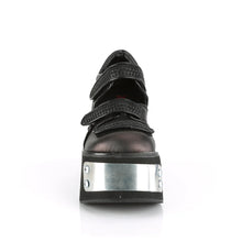 Cargar imagen en el visor de la galería, Zapatos con plataforma Demonia KERA-13 Negro-Pewter Piel vegana