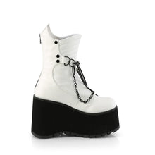 Cargar imagen en el visor de la galería, Botines Demonia KERA-130 Blanco Piel vegana