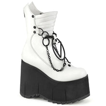 Cargar imagen en el visor de la galería, Botines Demonia KERA-130 Blanco Piel vegana
