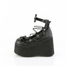 Carregar imagem no visualizador da galeria, Zapatos con plataforma Demonia KERA-18 Negro Piel vegana