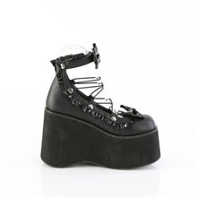 Carregar imagem no visualizador da galeria, Zapatos con plataforma Demonia KERA-18 Negro Piel vegana