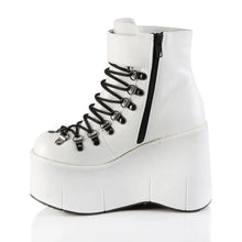 Load image into Gallery viewer, Botines Demonia KERA-21 Blanco Piel vegana