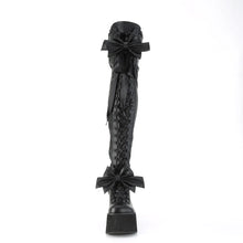 Cargar imagen en el visor de la galería, Botas (Over the Knee) Demonia KERA-303 Negro Stretch Piel vegana