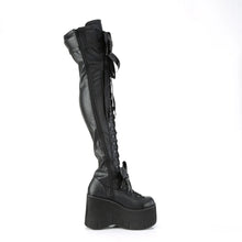 Cargar imagen en el visor de la galería, Botas (Over the Knee) Demonia KERA-303 Negro Stretch Piel vegana