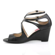 Load image into Gallery viewer, Tacones Pleaser Pink Label KIMBERLY-04 Negro Piel Sintética