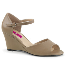 Cargar imagen en el visor de la galería, Tacones Pleaser Pink Label KIMBERLY-05 Taupe Piel Sintética