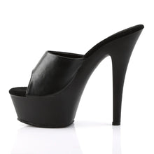 Cargar imagen en el visor de la galería, Tacones Pleaser KISS-201 Negro Piel Sintética