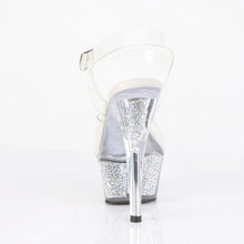 Carregar imagem no visualizador da galeria, Tacones Pleaser KISS-208RSI Transparente Plata