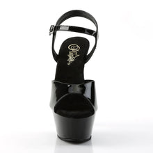 Cargar imagen en el visor de la galería, Tacones Pleaser KISS-209 Negro Charol