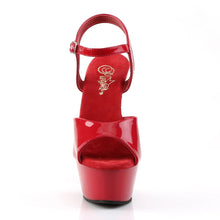 Cargar imagen en el visor de la galería, Tacones Pleaser KISS-209 Rojo Charol