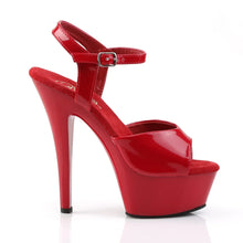 Cargar imagen en el visor de la galería, Tacones Pleaser KISS-209 Rojo Charol