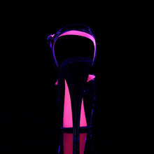 Load image into Gallery viewer, Tacones Pleaser KISS-209TT Negro Charol Neon