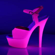 Carregar imagem no visualizador da galeria, Tacones Pleaser KISS-209UV Neon H. Rosa