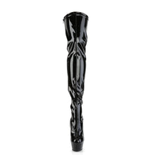 Cargar imagen en el visor de la galería, Tacones Pleaser KISS-3000 Negro Str Charol