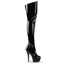 Cargar imagen en el visor de la galería, Tacones Pleaser KISS-3010 Negro Charol