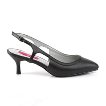Carregar imagem no visualizador da galeria, Tacones Pleaser Pink Label KITTEN-02 Negro Piel Sintética