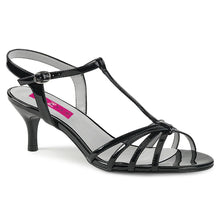 Carregar imagem no visualizador da galeria, Tacones Pleaser Pink Label KITTEN-06 Negro Charol