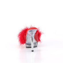 Carregar imagem no visualizador da galeria, Tacones Fabulicious LIP-101-8 Rojo Satin Fur