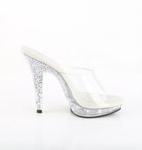 Load image into Gallery viewer, Tacones Fabulicious LIP-101CAS Transparente Plata