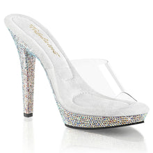 Load image into Gallery viewer, Tacones Fabulicious LIP-101DM Transparente Plata
