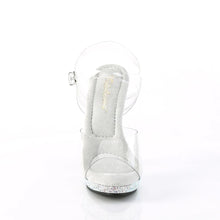 Cargar imagen en el visor de la galería, Tacones Fabulicious LIP-108DM Transparente Plata