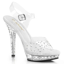 Cargar imagen en el visor de la galería, Tacones Fabulicious LIP-108RS Transparente