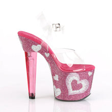 Carregar imagem no visualizador da galeria, Tacones Pleaser LOVESICK-708HEART Transparente H. Rosa