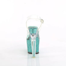Cargar imagen en el visor de la galería, Tacones Pleaser LOVESICK-708SG Transparente Aguamarina Iridescent