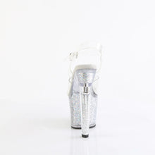 Load image into Gallery viewer, Tacones Pleaser LOVESICK-708SG Transparente Plata Iridescent