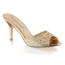 Carregar imagem no visualizador da galeria, Tacones Fabulicious LUCY-01 Dorado Purpurina Fabric