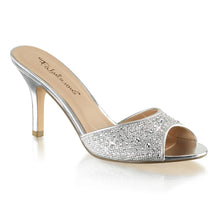 Carregar imagem no visualizador da galeria, Tacones Fabulicious LUCY-01 Plata Purpurina Fabric