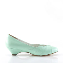 Load image into Gallery viewer, Tacones Pin Up Couture LULU-05 Mint Piel Sintética
