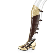 Cargar imagen en el visor de la galería, Botas Funtasma MAIDEN-8830 Marrón Dorado Pu