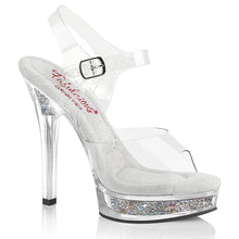 Cargar imagen en el visor de la galería, Tacones Fabulicious MAJESTY-508RSI - Transparente / Strass plata AB